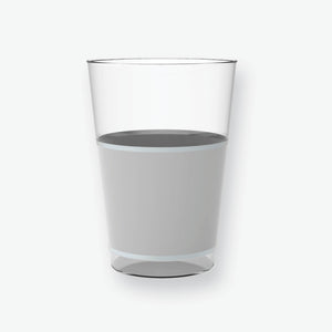 Round Silver Banded Plastic Tumblers - Luxe Party NYC