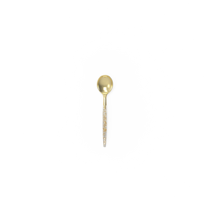 Gold Glitter Plastic Mini Spoons - Luxe Party NYC