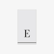 Load image into Gallery viewer, E - Bodoni Script Single Initial Paper Guest Towel Napkins - Luxe Party NYC