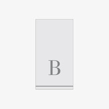 Load image into Gallery viewer, B - Bodoni Script Single Initial Paper Guest Towel Napkins - Luxe Party NYC