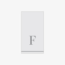 Load image into Gallery viewer, F - Bodoni Script Single Initial Paper Guest Towel Napkins - Luxe Party NYC