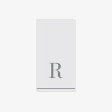 Load image into Gallery viewer, R - Bodoni Script Single Initial Paper Guest Towel Napkins - Luxe Party NYC