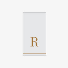 Load image into Gallery viewer, R - Bodoni Script Single Initial Paper Guest Towel Napkins - Luxe Party NYC