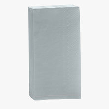 Load image into Gallery viewer, 16 PK Grey with Silver Stripe Guest Paper Napkins