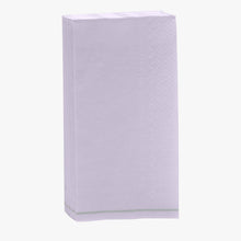 Load image into Gallery viewer, 16 PK Lavender with Silver Stripe Guest Paper Napkins